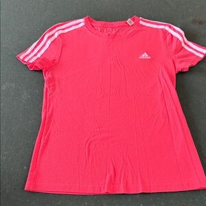 Adidas Kids Bright Pink Short Sleeve Tee